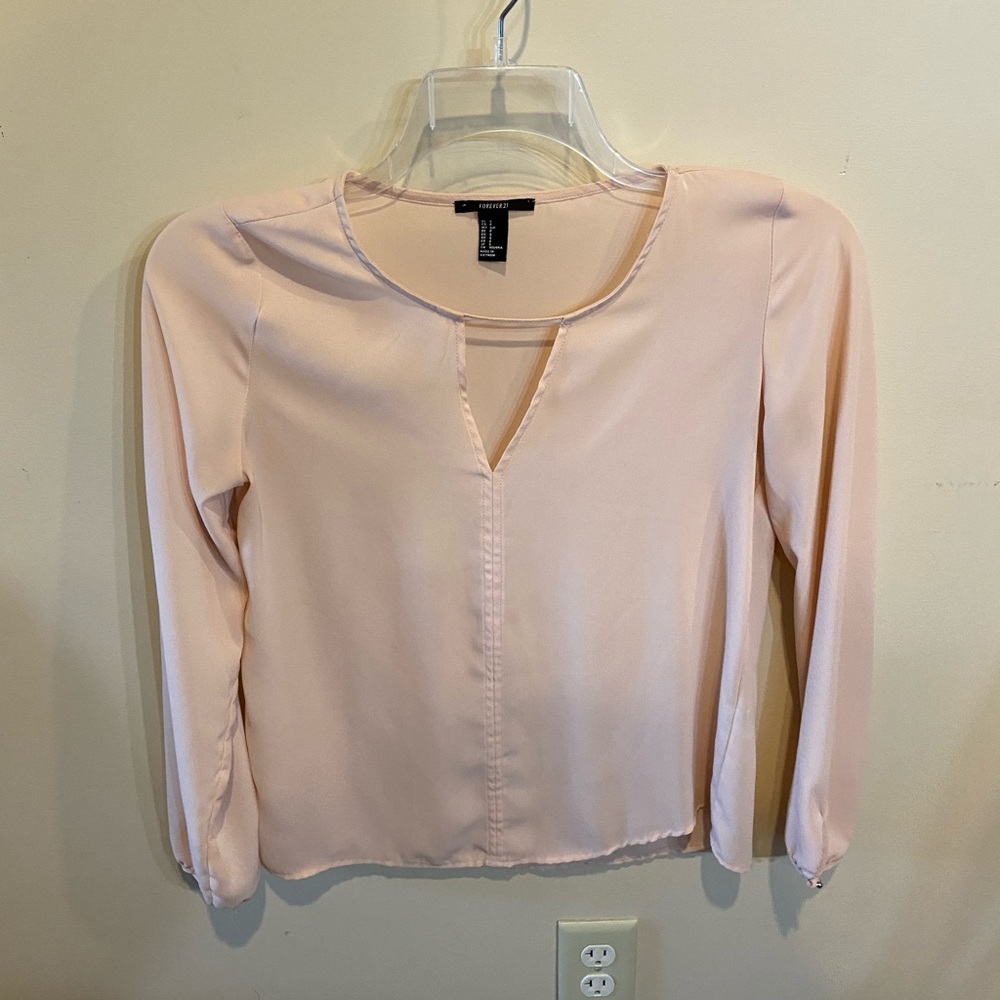 Blush blouse
